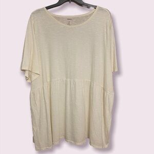 Sonoma NWT Cream T-Shirt, Lightweight